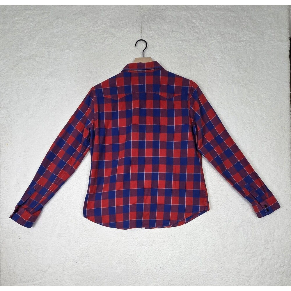 Buffalo Bills x NFL‎ Shirt Mens Large Red Blue Football Levi's Plaid Flannel - Picture 7 of 11